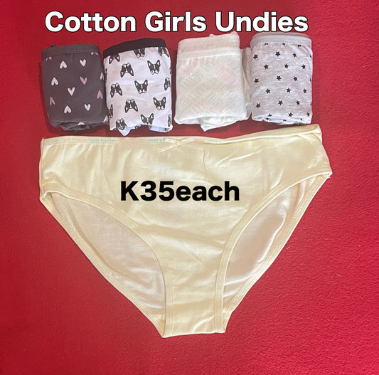 Girls Cotton Undies